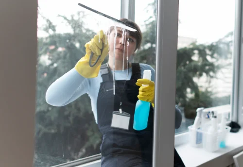 Nettoyage de vitres intérieures et extérieures à Heudicourt